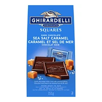 Ghirardelli Dark Chocolate Squares - Sea Salt Caramel - 151g