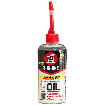 3 in one Telescoping Household Oil - 18ml