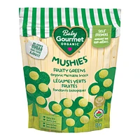 Baby Gourmet Mushies Snacks - Fruity Greens - 23g