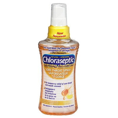 Chloraseptic Warming Sore Throat Spray - Honey Lemon - 177ml