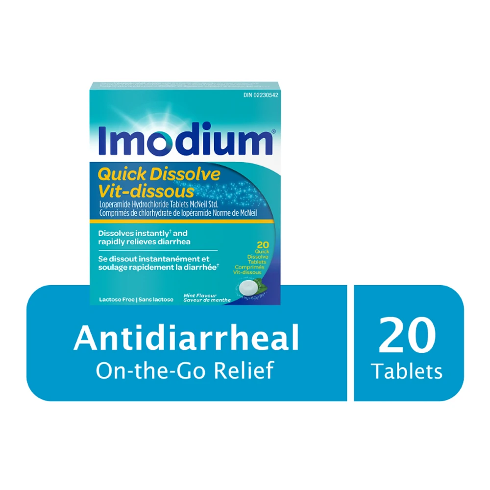 Imodium Quick Dissolve Tablets - 20's