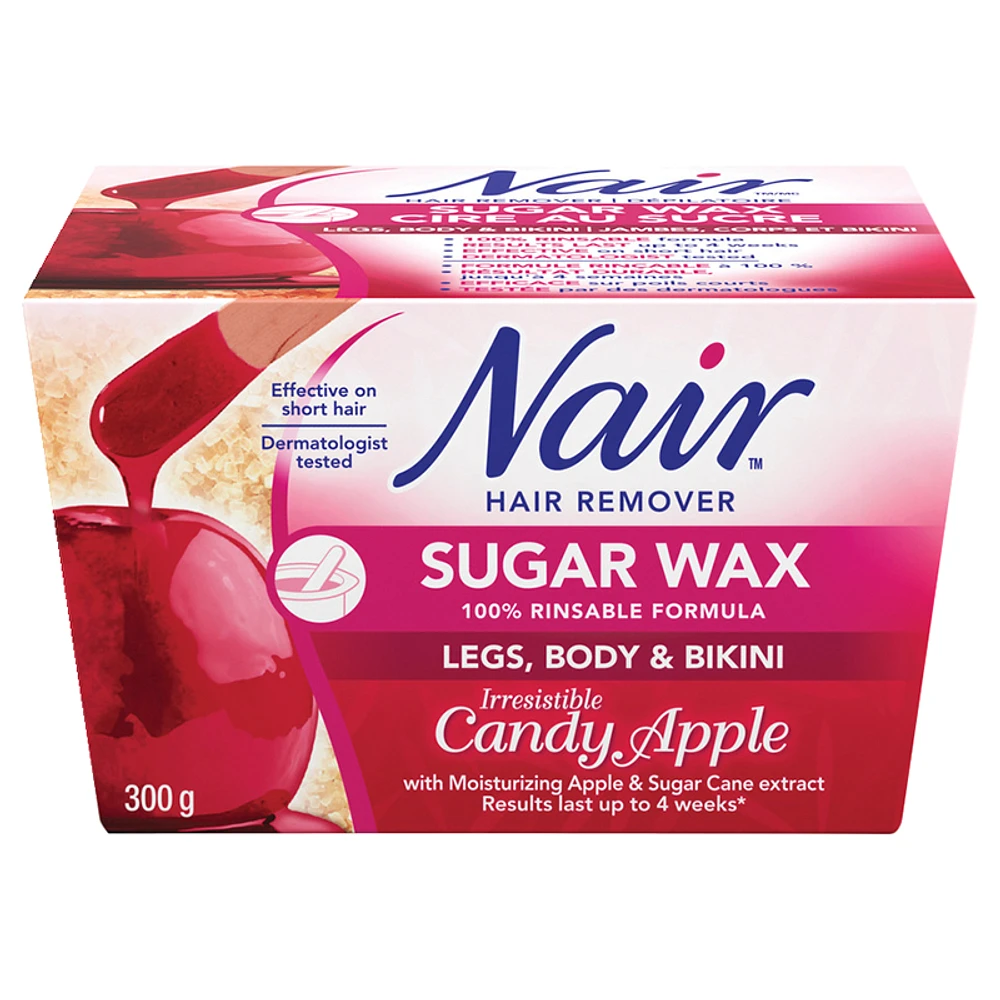 Nair Irresistible Candy Apple Sugar Wax - 300g