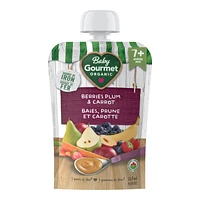 Baby Gourmet Plus Baby Food - Berries, Plum & Carrot - 128ml