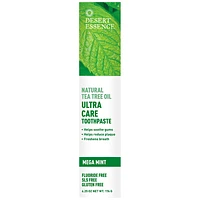 Desert Essence Tea Tree Oil Ultra Care Toothpaste - Mega Mint - 176g