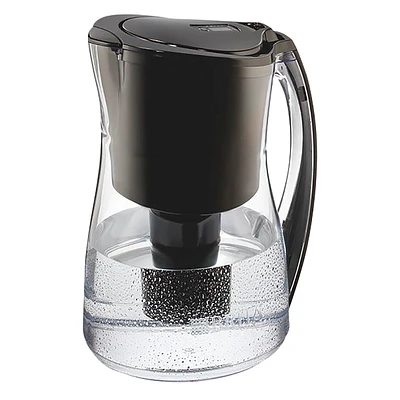 Brita Marina Water Filter Pitcher with Lead and Chlorine Filtration - Black - 8 Cup