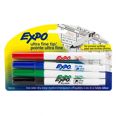 Expo Ultra Fine - Assorted - 4 Pack