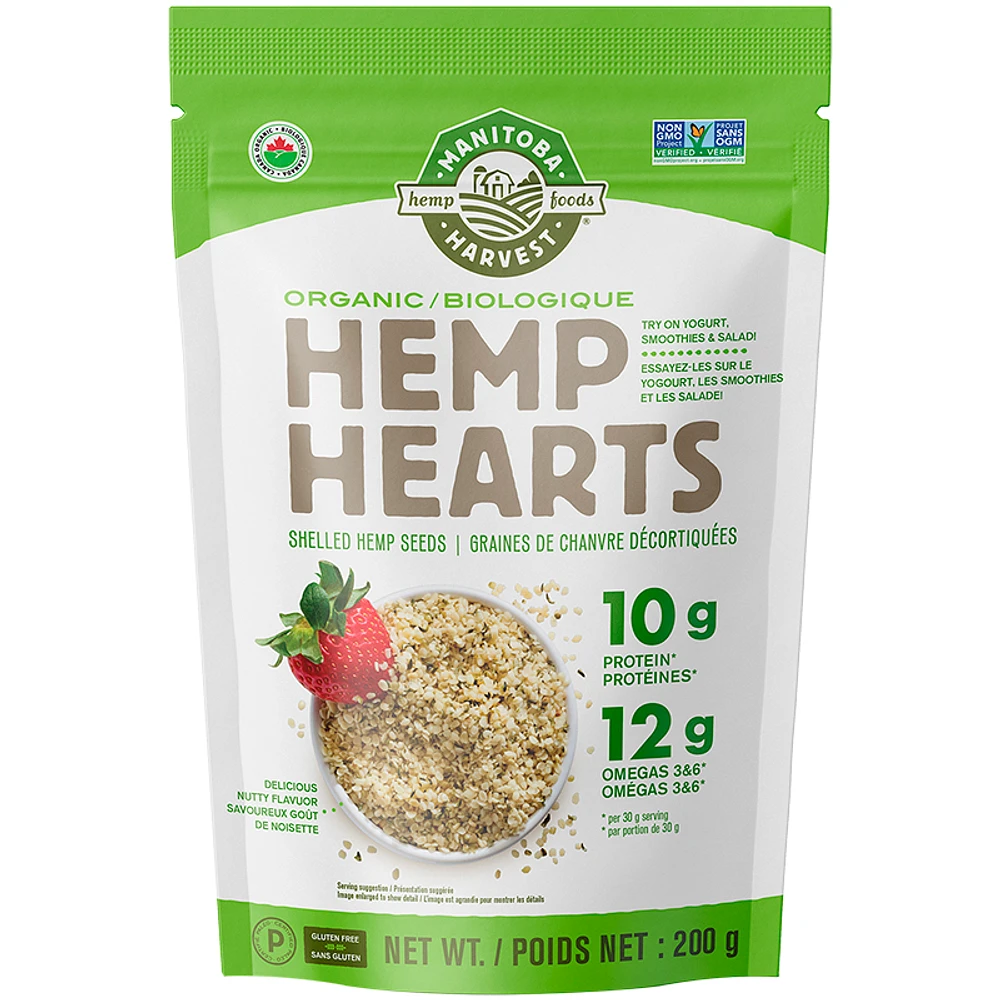 Manitoba Harvest Hemp Hearts - Organic - 200g