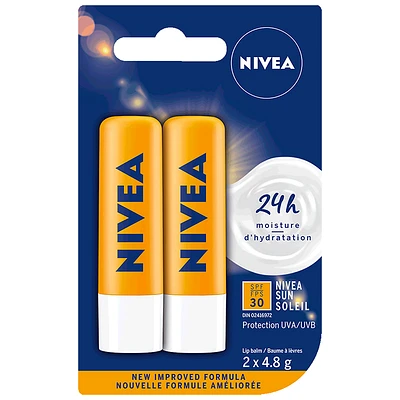 Nivea Lip Care Sun - SPF30 - 2 x 4.8g