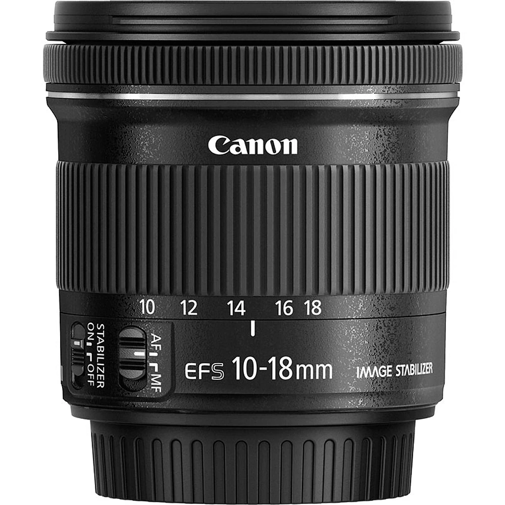 Canon EF-S 10-18mm f/4.5-5.6 IS STM Ultra Wide Zoom Lens - 9519B002