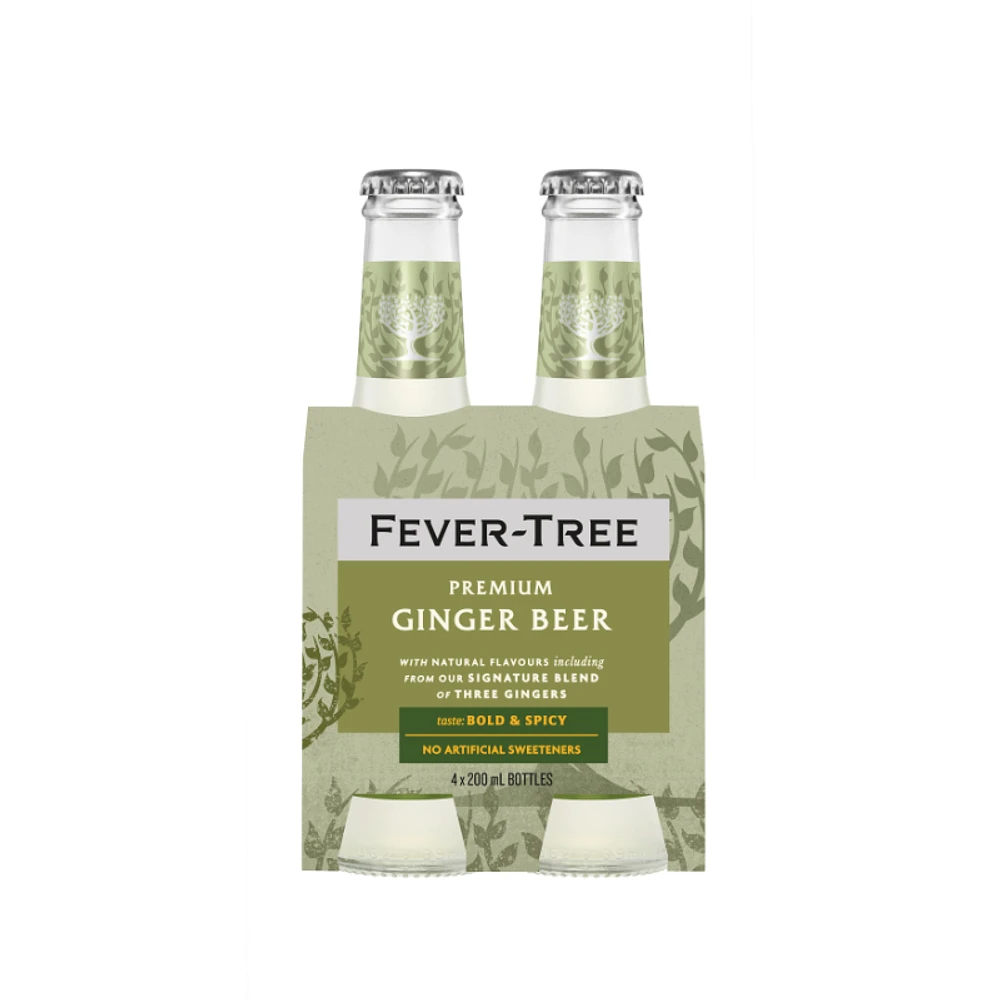 Fever-Tree Premium Ginger Beer - 4x200ml