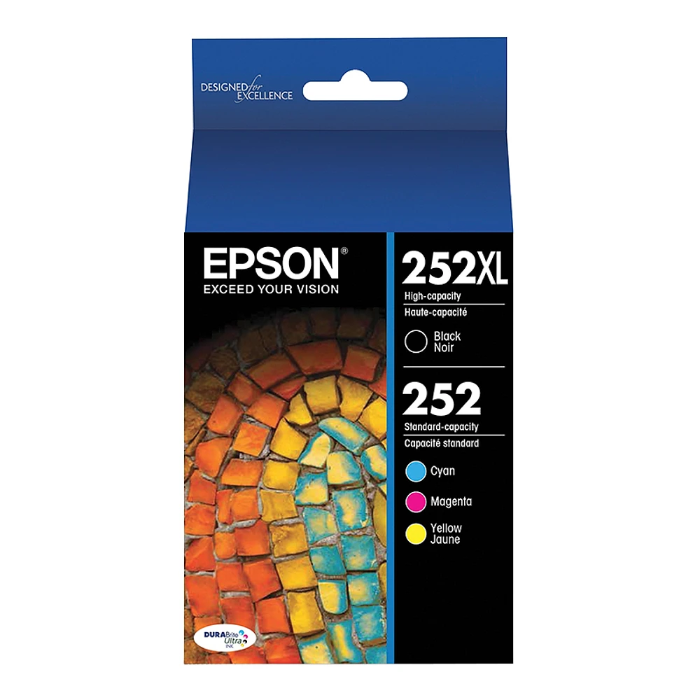 Epson T252XL Ink Cartridge - Black/Colour - T252XL-BCS