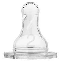 Dr Brown's Natural Flow Nipples Level 2 - 2 pack