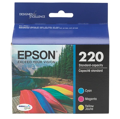 Epson T220520 Colour Combo Pack Ink Cartridge - T220520-S