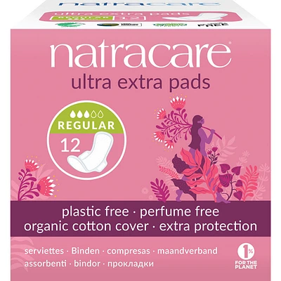 Natracare Ultra Extra Pads - Normal - 12s