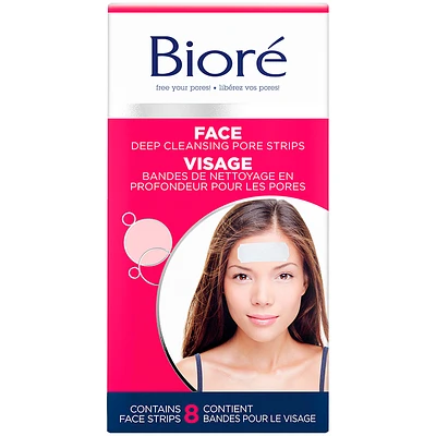 BiorÃ© Deep Cleansing Pore Strips for the Face - 8s