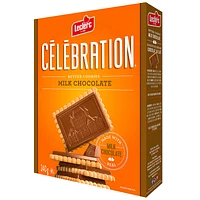 Leclerc Celebration Butter Cookies - Milk Chocolate - 240g