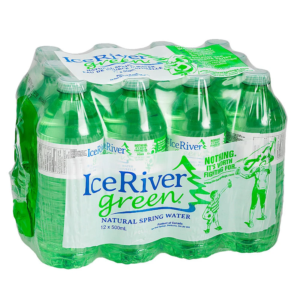 Ice River Green Spring Water - 12 x 500ml