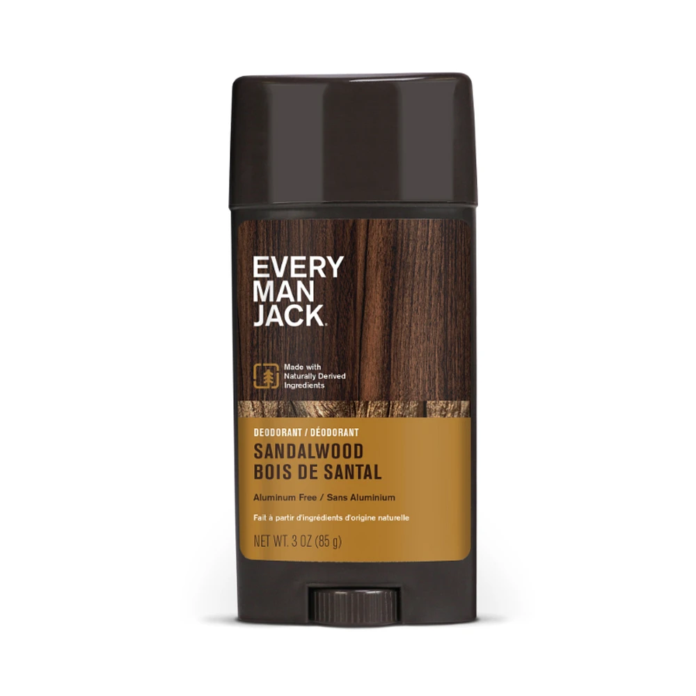 Every Man Jack Deodorant - Sandalwood - 85g