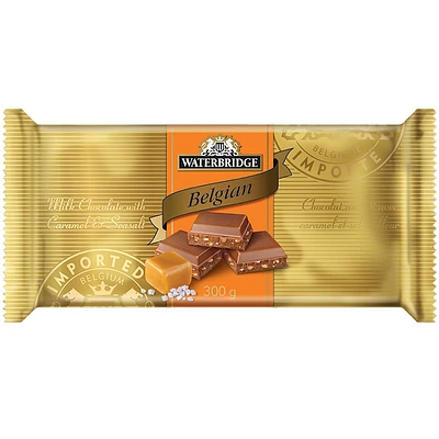 Waterbridge Chocolate Bar - Caramel & Sea Salt - 300g