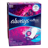 Always Radiant PantiLiners - Regular - 48s