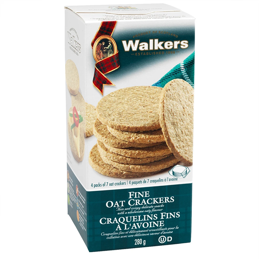 Walkers Fine Oat Crackers - 280g