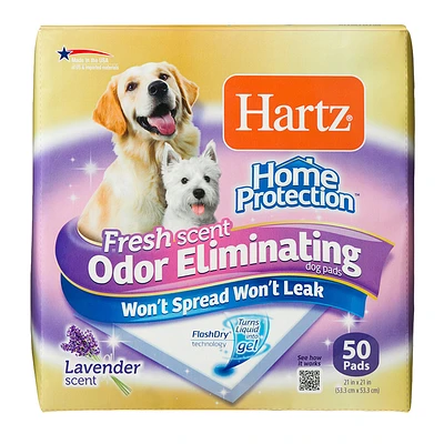 Hartz Odour Eliminating Dog Training Pads - 50s