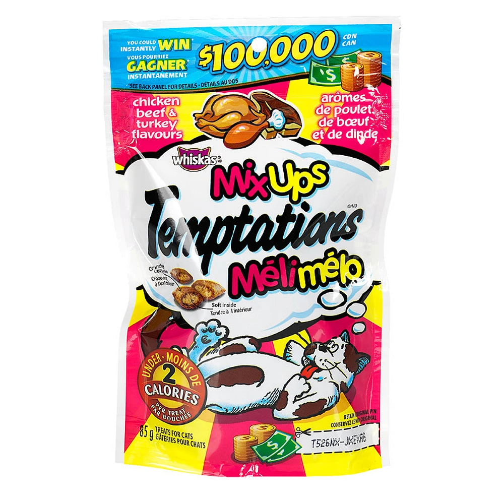 Whiskas Temptations Cat Treats - Meaty - 85g