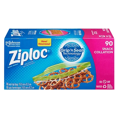 Ziploc Snack Bags - 90s