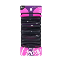 Goody SlideProof Elastics - Black - 24's