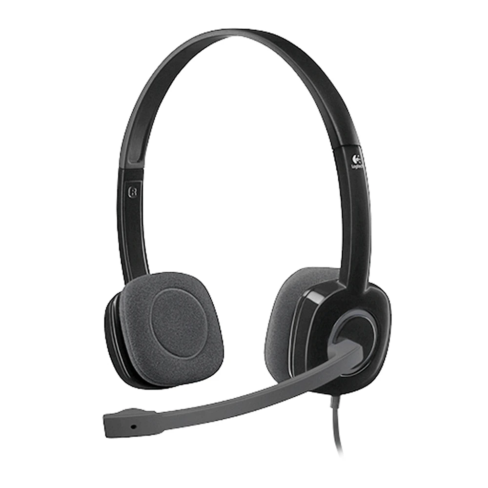 Logitech Stereo Headset H151 - Black - 981-000587