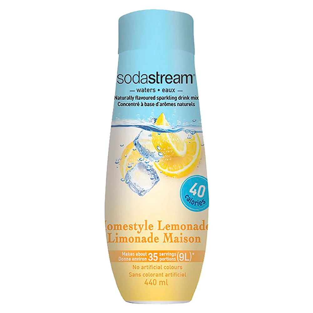 SodaStream Waters Caffeine Free - Homestyle Lemonade - 440ml