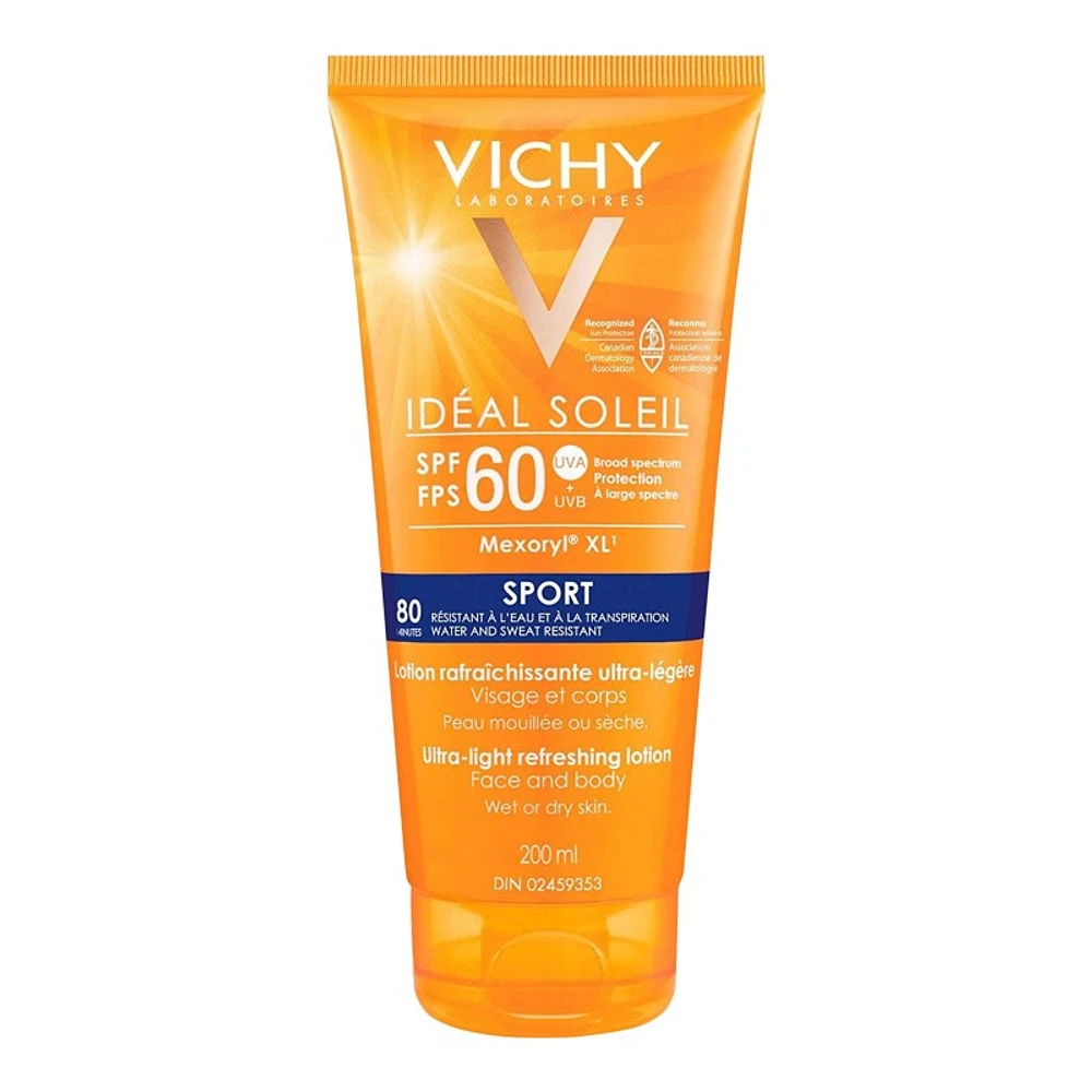 Vichy IdÃ©al Soleil Sport Ultra-light Refreshing Lotion - SPF 60 - 200ml