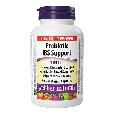 Webber Naturals Probiotic IBS Support Capsules - 30s