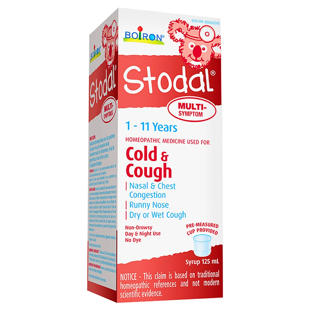 Boiron Stodal Children's Multi-Symptom Syrup - 125g