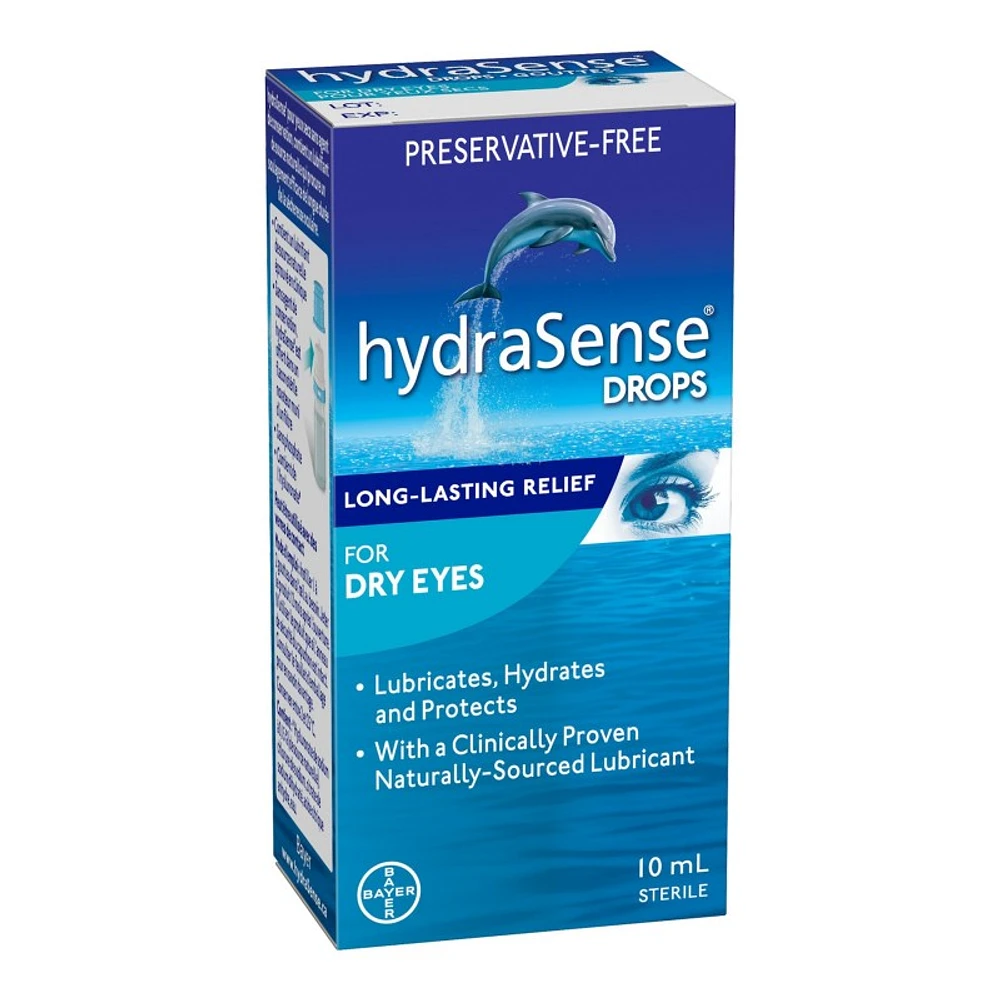 hydraSense Dry Eyes Eye Drops - 10ml