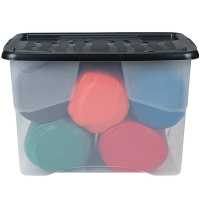 Strata Plastic Clear Tote - 65L