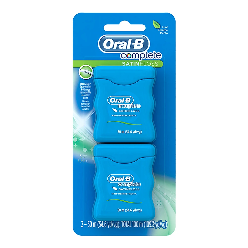 Oral-B Complete SatinFloss - 2 x 50m