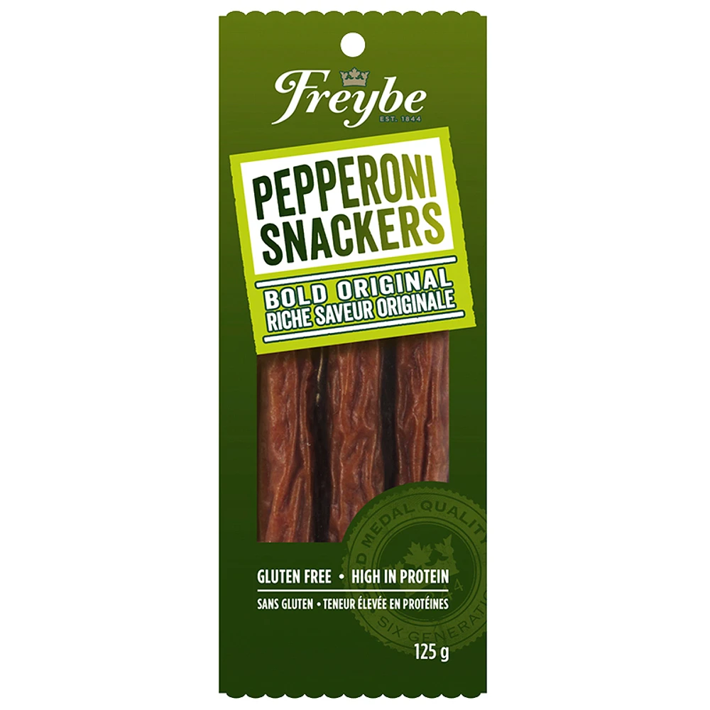 Freybe Pepperoni Snackers - Bold Original - 125g