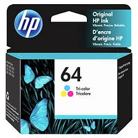 HP 64 Tri-Colour Printer Ink Cartridge