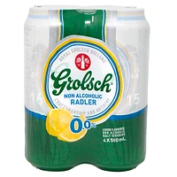 Grolsch Non-Alcoholic Radler - Lemon - 4 x 500ml