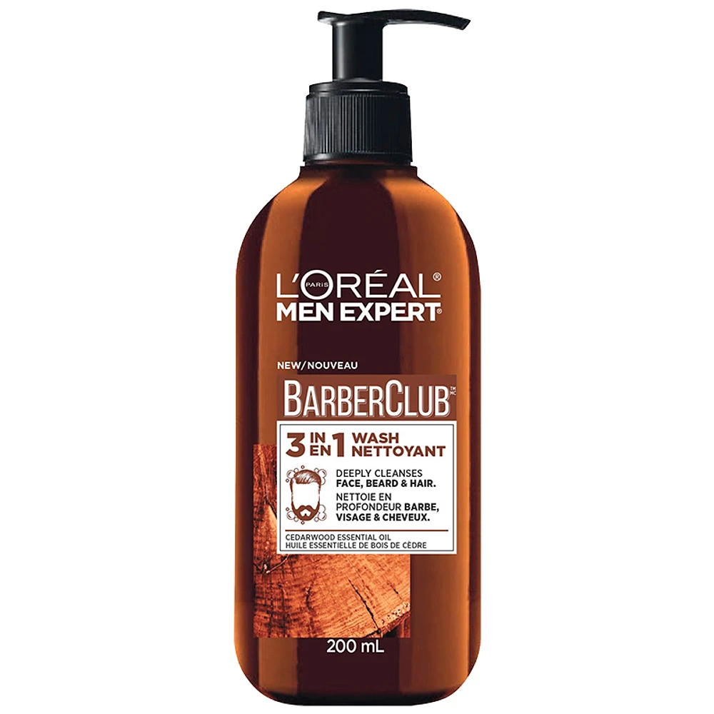 L'Oreal Men Expert BarberClub 3 in 1 Wash - 200ml