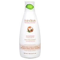 Live Clean Foam Bath - Tropical Coconut - 750ml