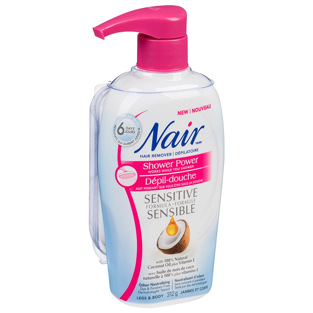 Nair Hair Remover Shower Power - Sensitive - 312g