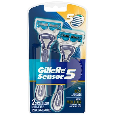 Gillette Sensor5 Disposable Razors - 2s