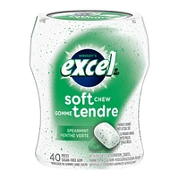 Excel Soft Chew Gum - Spearmint - 40's