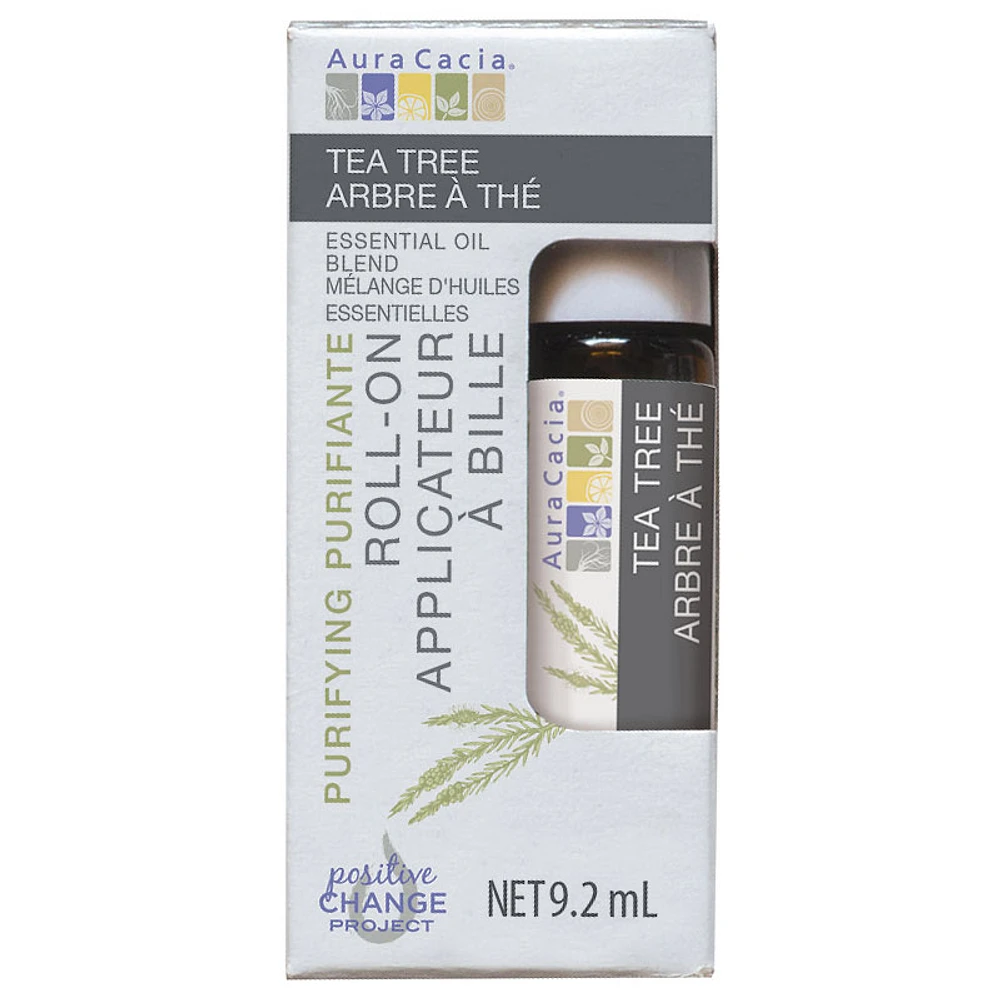 Aura Cacia Roll On Essential Oil - Tea Tree - 9.2ml