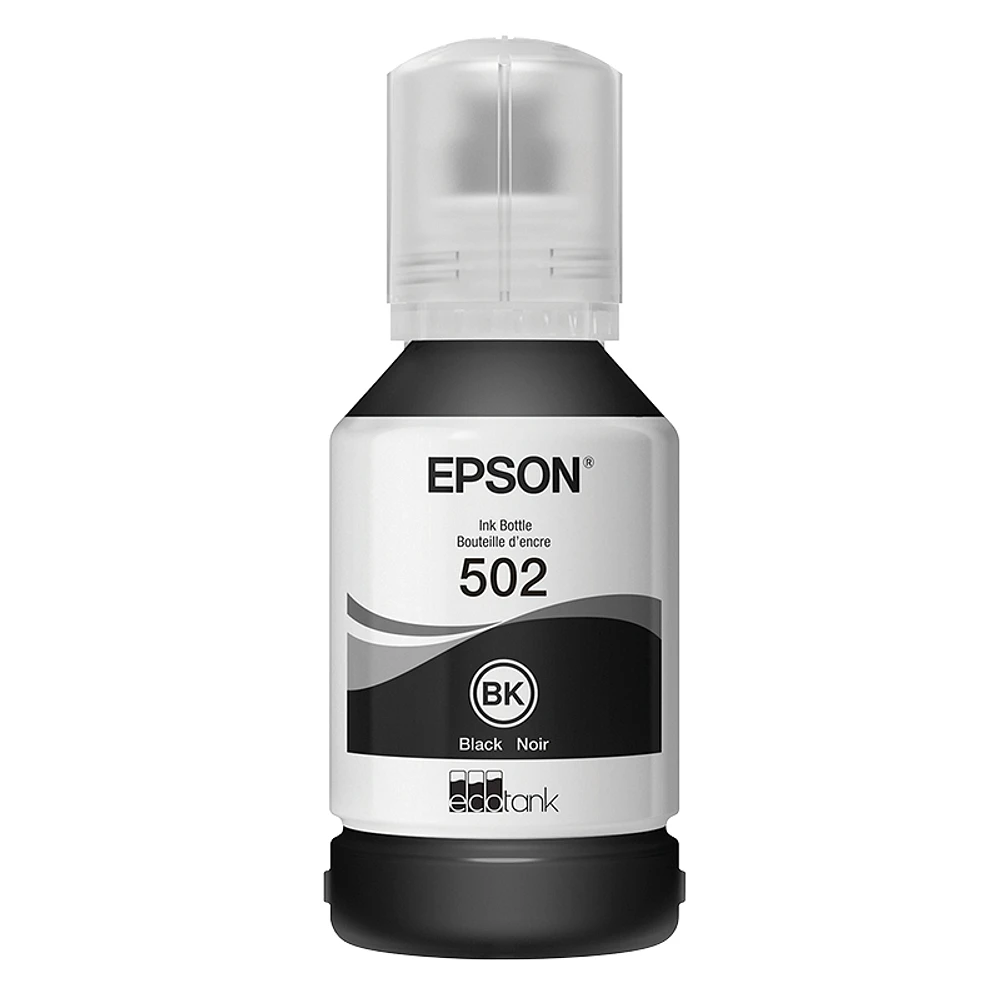 Epson EcoTank 502 Black Ink Bottle - T502120-S