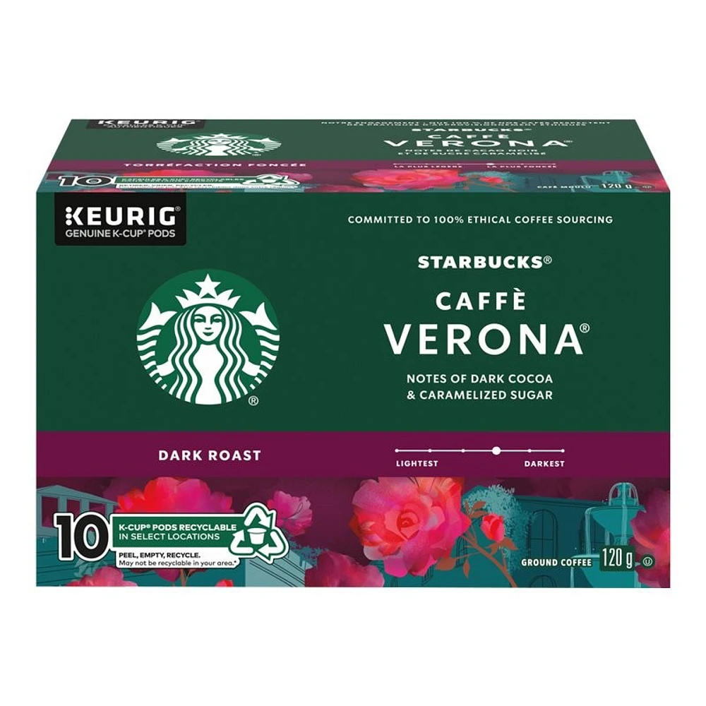 Starbucks K-Cup Coffee - Caffe Verona - 10s