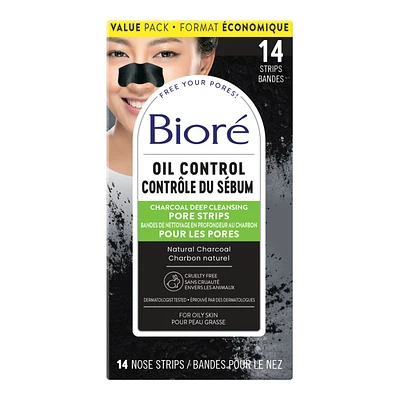 BiorÃ© Deep Cleansing Charcoal Pore Strips - 14s