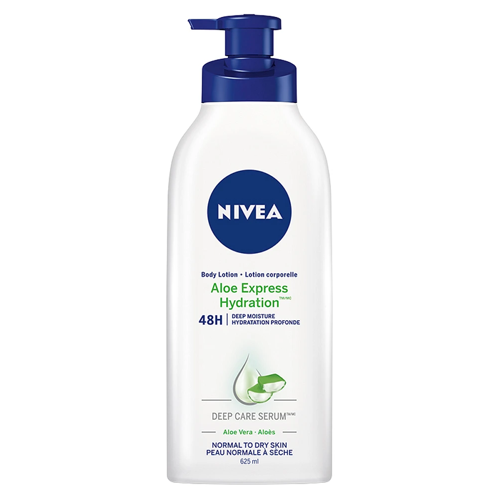 Nivea Aloe Express Hydration Body Lotion - Normal to Dry Skin - 625ml